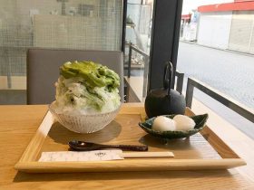 鎌倉御成通りの「もみじ茶屋」夏季限定の「抹茶かき氷」